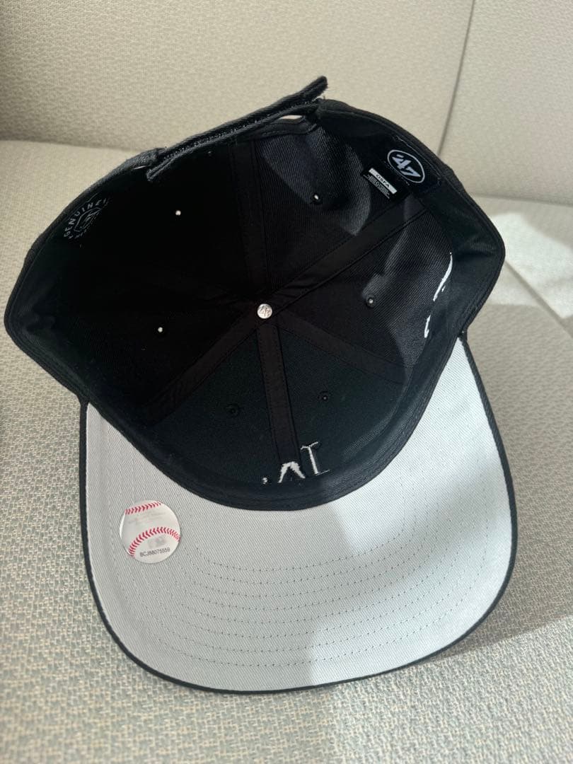 カスタム大谷翔平選手　ドジャースキャップ　MVP3連覇記念 サイン刺繍 '47