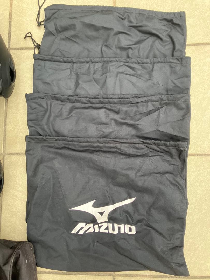 【7個セットで激安】ミズノ　軟式用ヘルメット　ケース付き　チーム1セット分