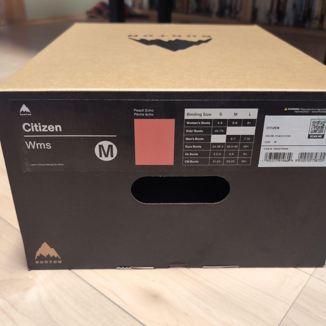 Burton Citizen スノーボードビンディング Mサイズ ピーチピンク