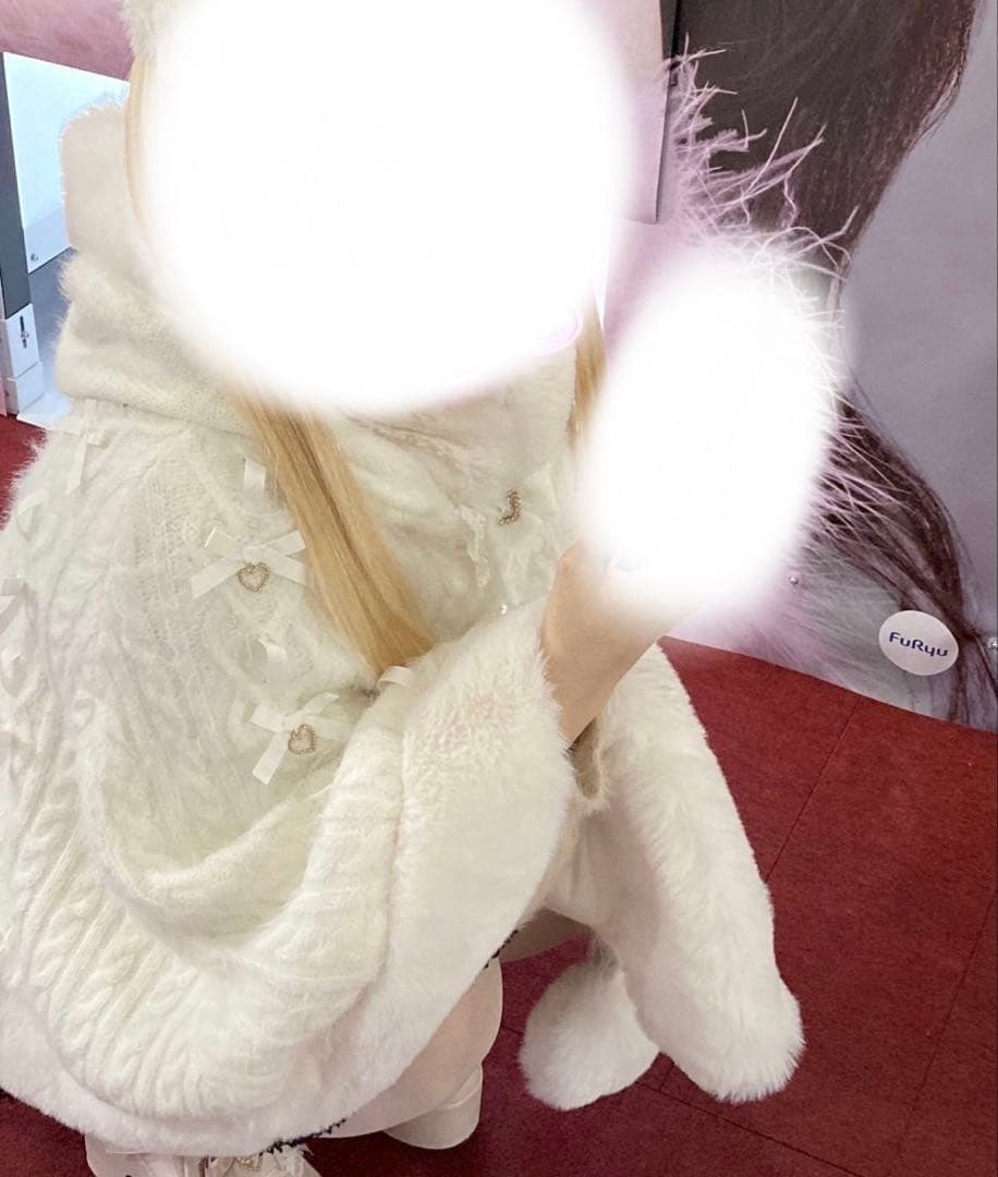 LIZLISAポンチョ白