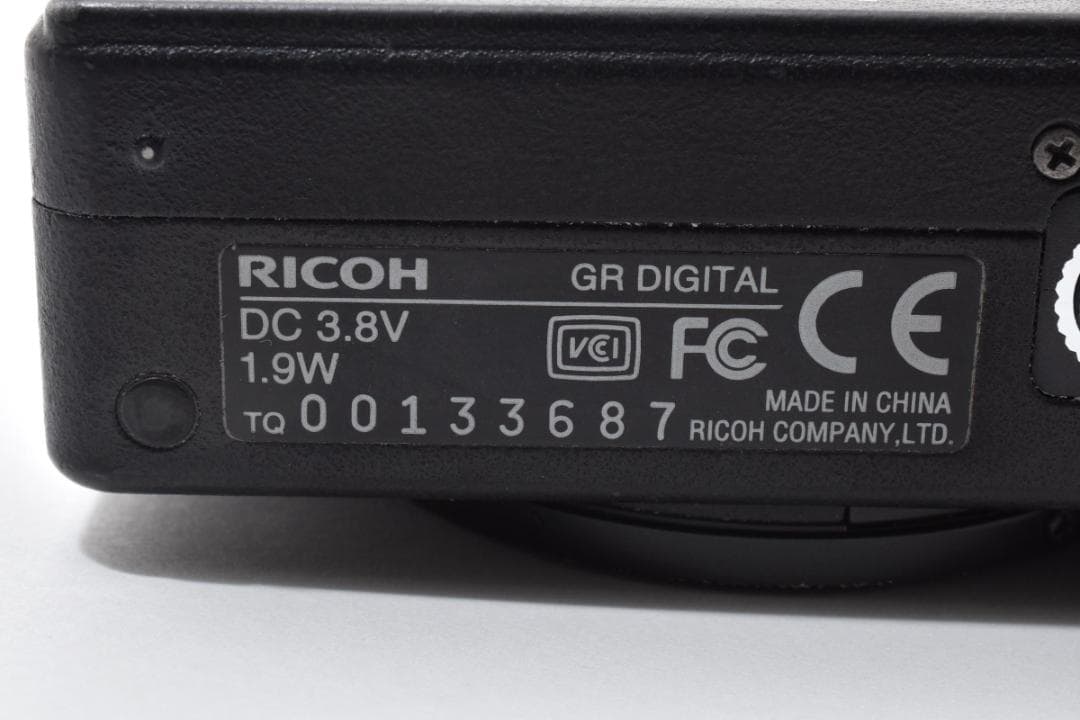 リコー　RICOH GR DIGITAL初代《S数3534回》