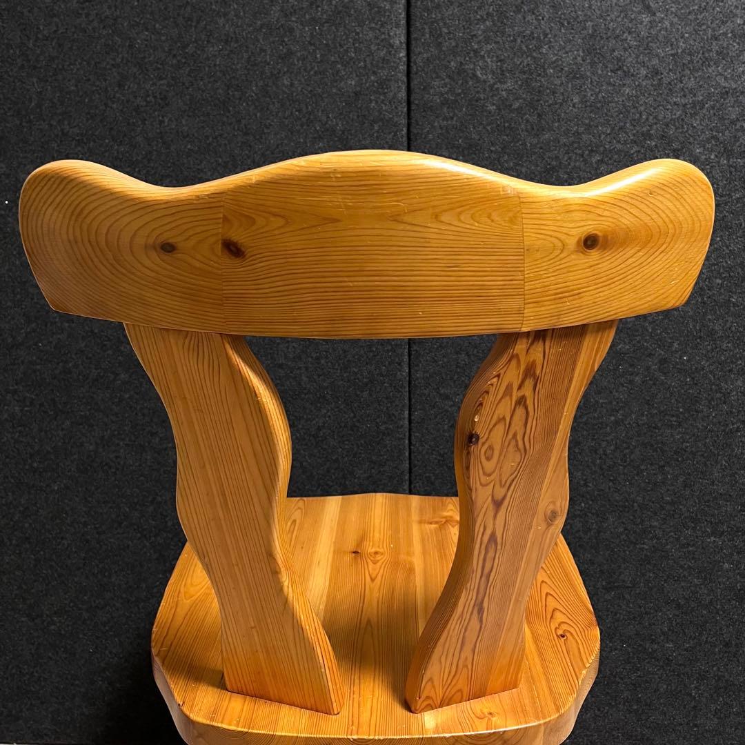 カントリーチェア　ダイニングチェア　パイン材　アンティーク　ヴィンテージ　木製