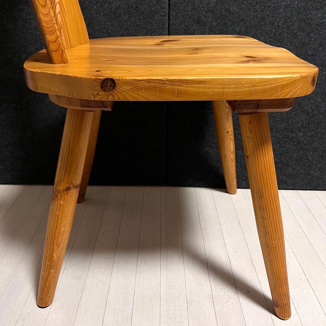 カントリーチェア　ダイニングチェア　パイン材　アンティーク　ヴィンテージ　木製