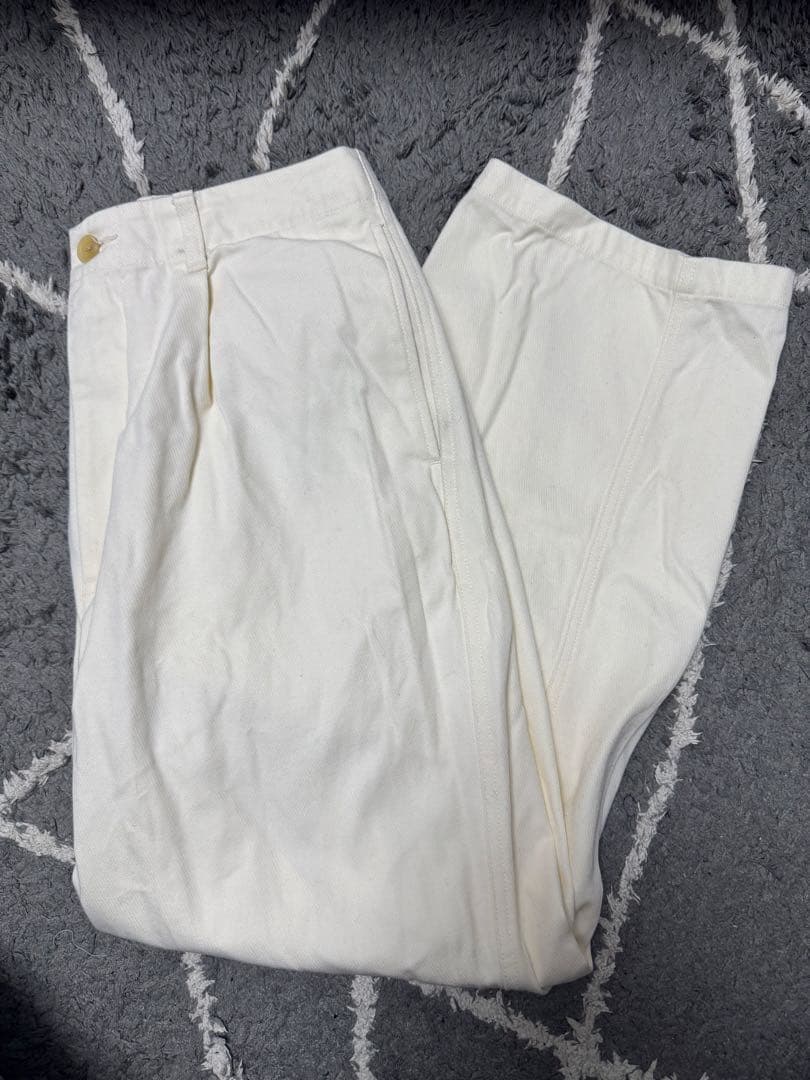 Still by hand 24SSコットンツイルワイドチノ