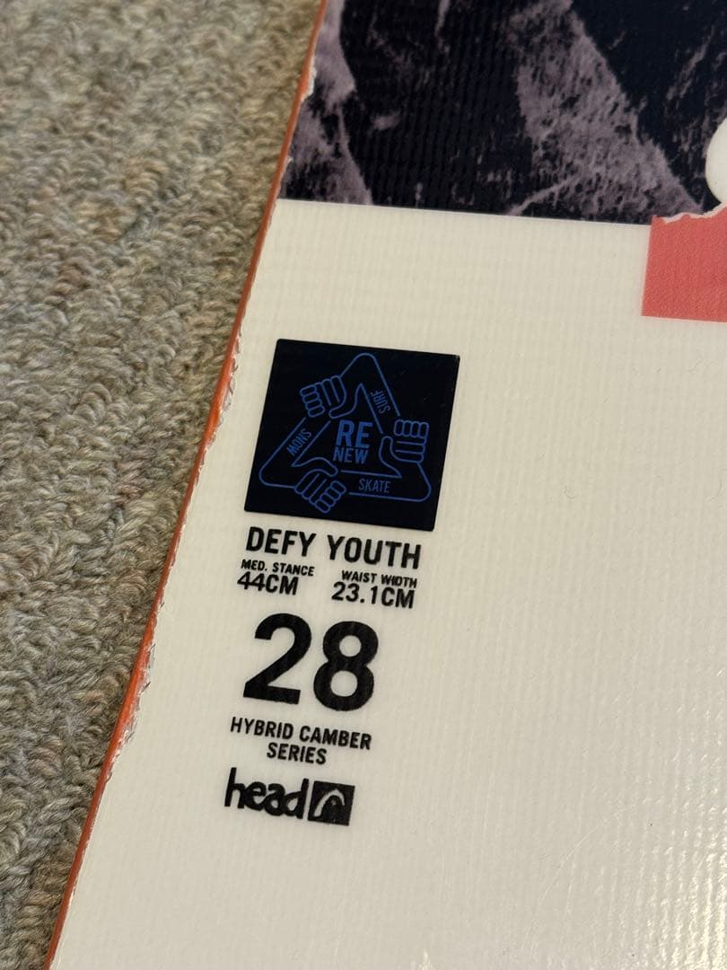 head DEFY YOUTH キッズ スノーボード 128 スノボ