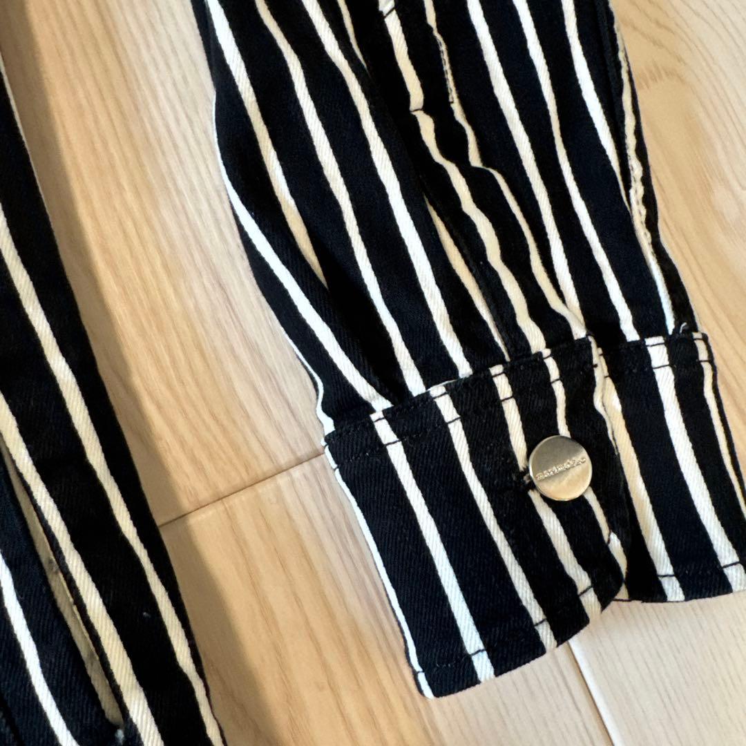 ストライプデザインコットンジャケット　マリメッコ　marimekko ピッコロ