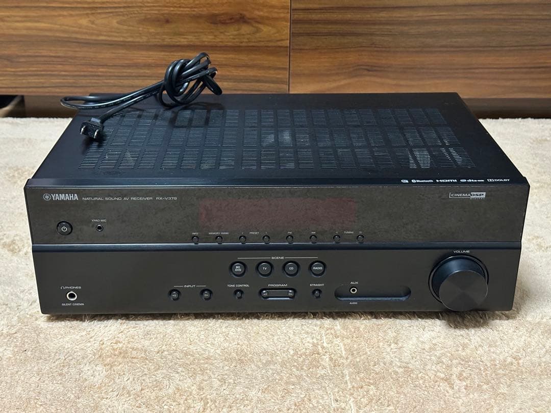 YAMAHA RX-V379 AVアンプ 5.1ch 4K60p対応