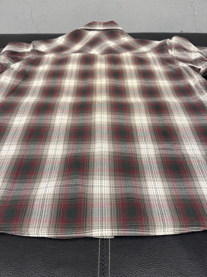 patagonia FA11 オンブレ チェックシャツ オーガニックコットン L