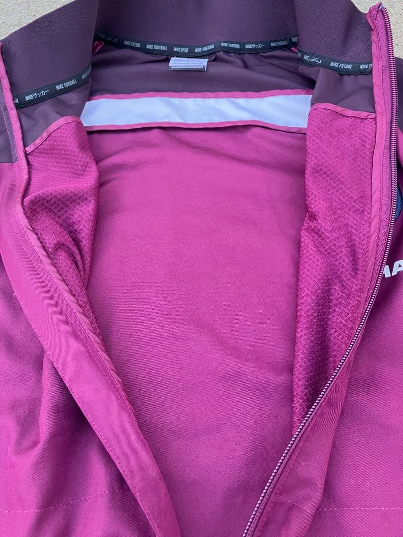 【美品】ナイキ×イングランド代表/トラックジャケット　ドリルトップ L古着