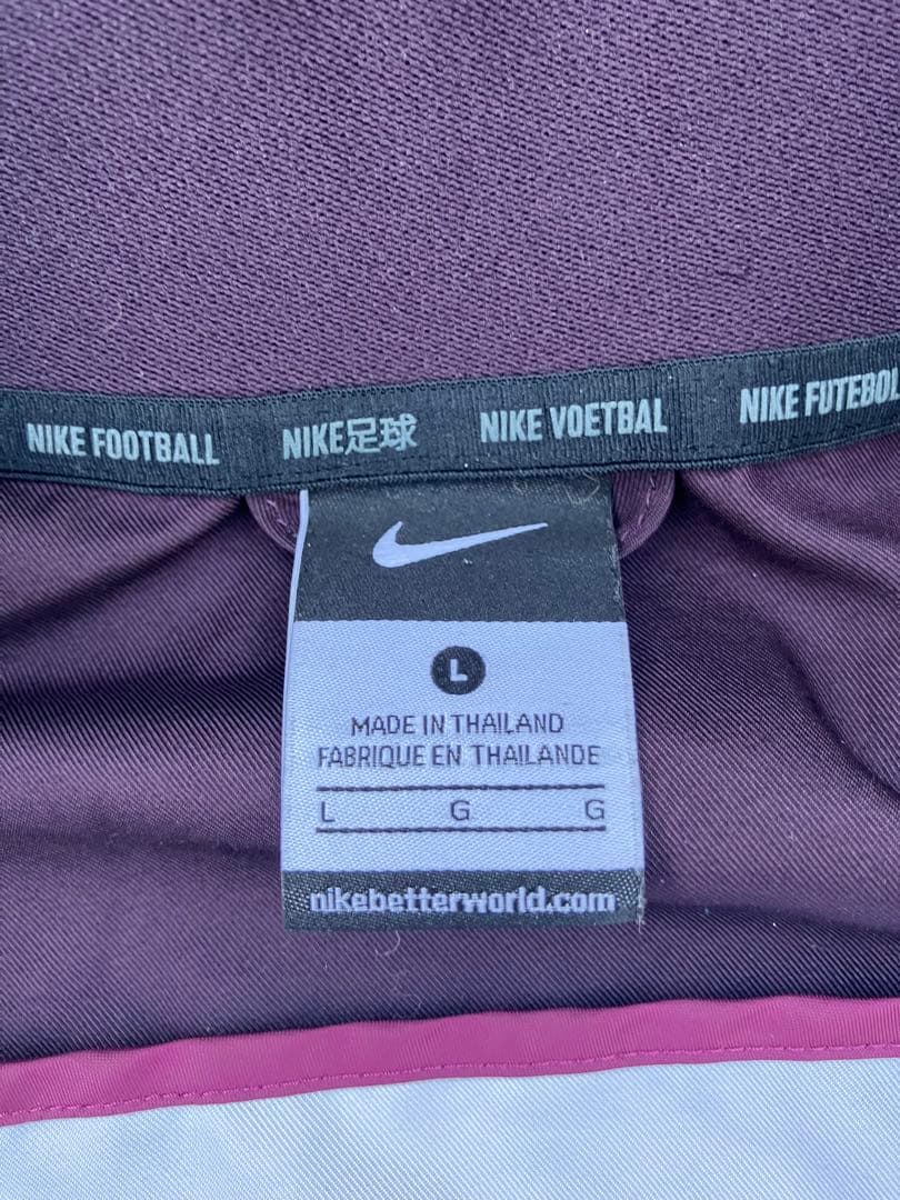 【美品】ナイキ×イングランド代表/トラックジャケット　ドリルトップ L古着