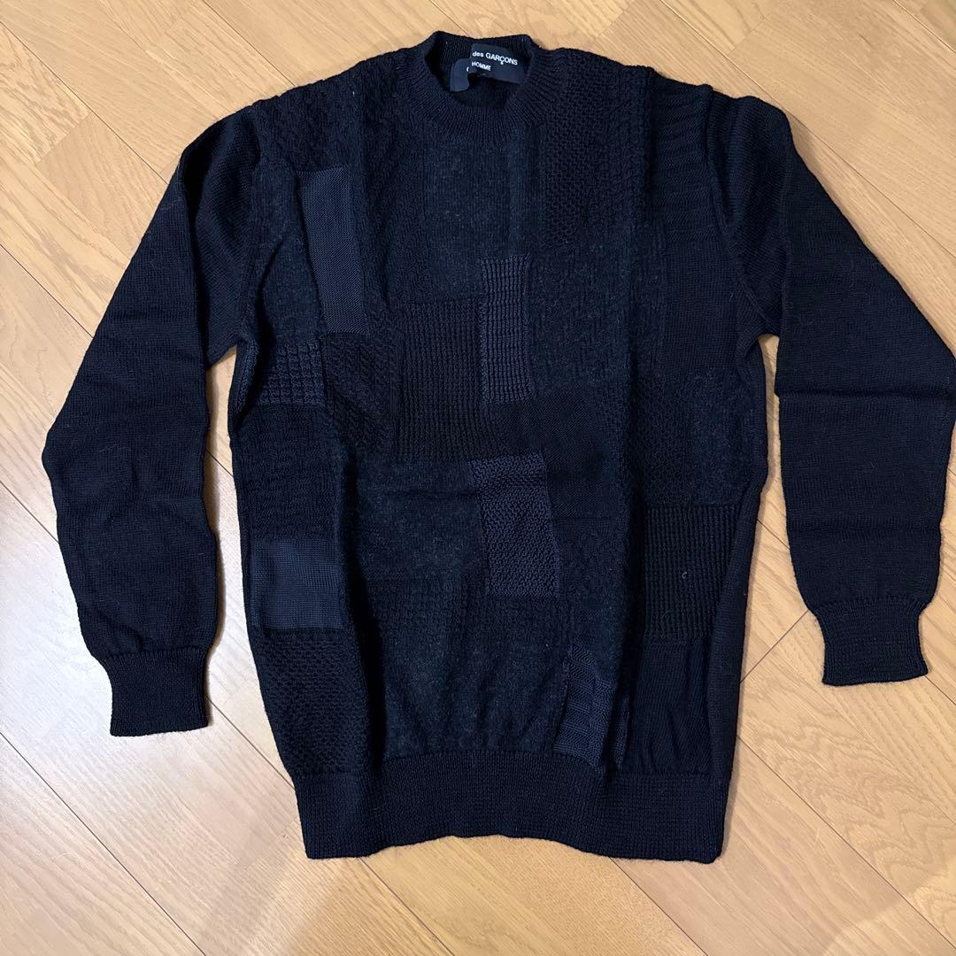 COMME des GARÇONS HOMME パッチワークニット L