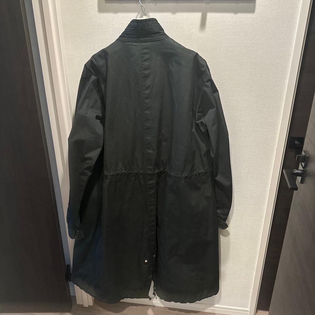 sacai メンズ　コットンモッズコート アウター ブラック　SCM-048