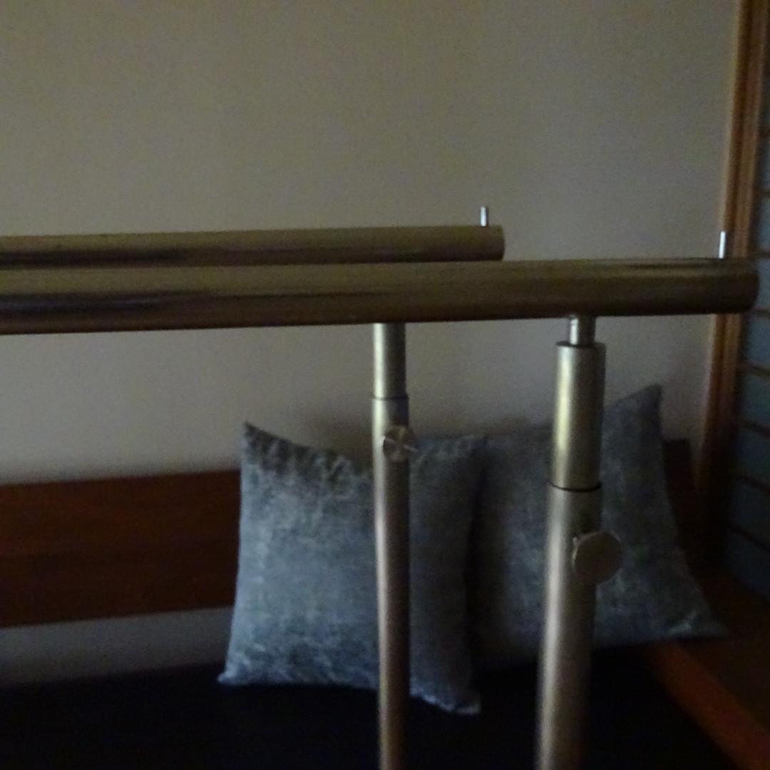 2点　ステンレス× ハンガーラック スタンド アイアン アンティーク調 アパレル