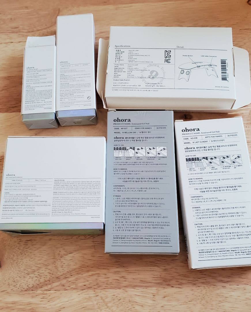 ohora ジェルネイルシール セット　スターターキット　トップコート付　初心者