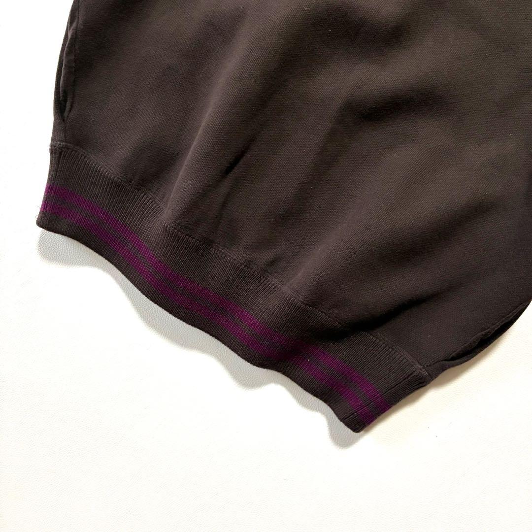 カレンソロジー ショート丈ニットスタジャン ダークブラウン 軽