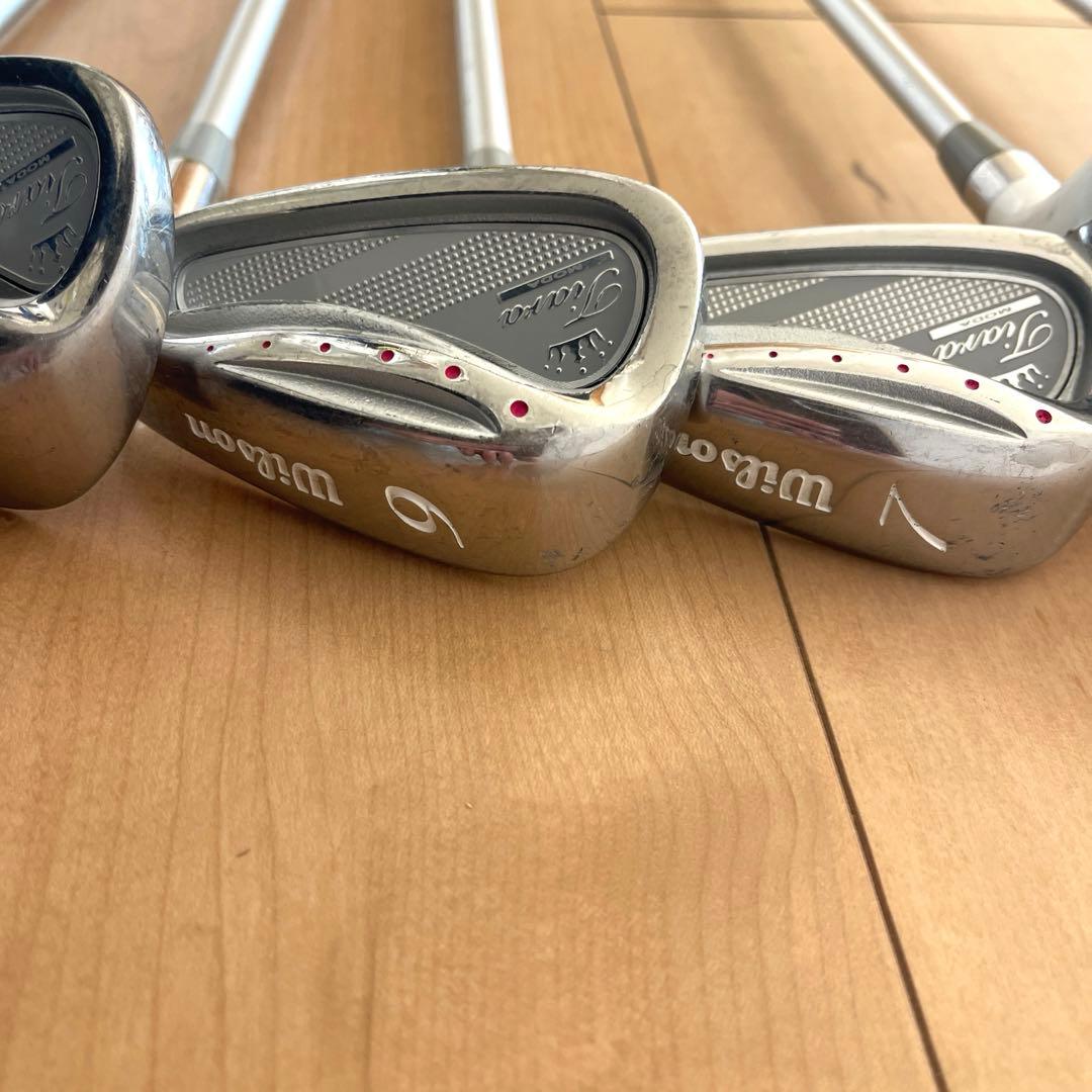 Wilson ゴルフクラブセット６本　レディース　ウィルソン　初心者セットピンク