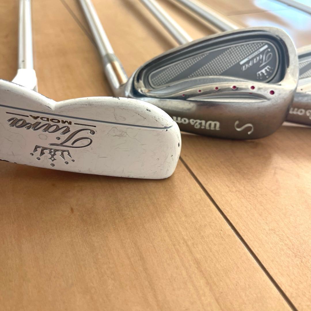 Wilson ゴルフクラブセット６本　レディース　ウィルソン　初心者セットピンク