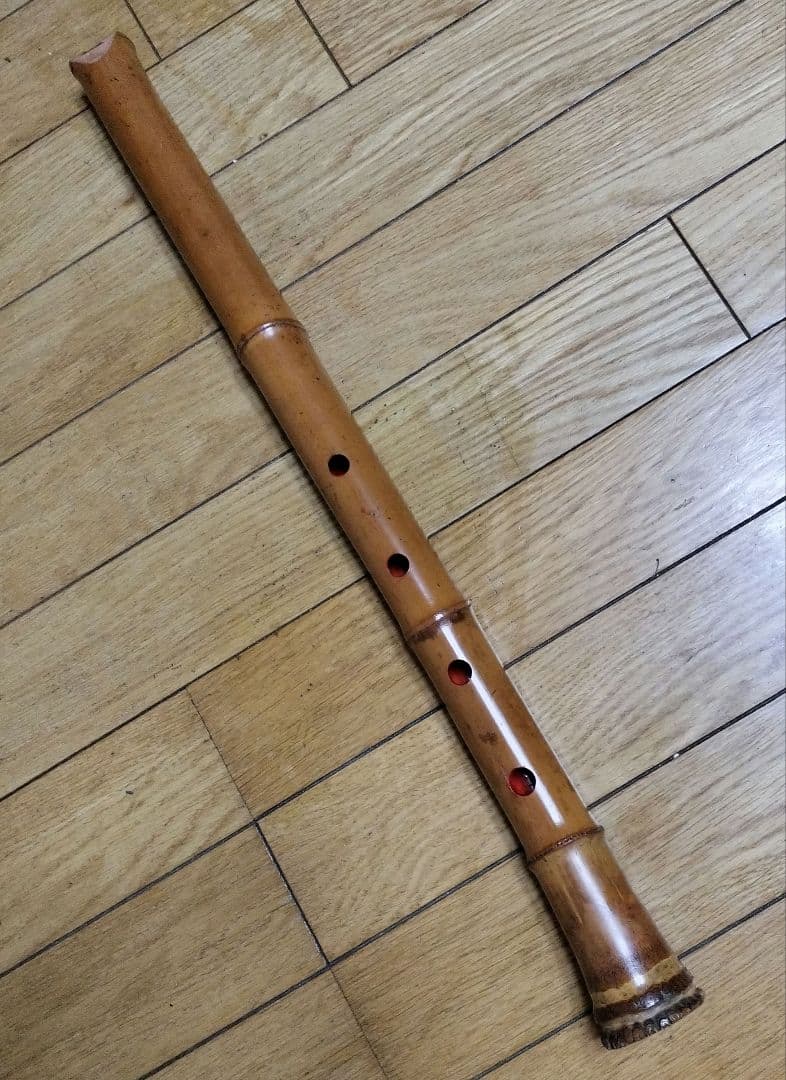 竹製 一尺八寸管尺八