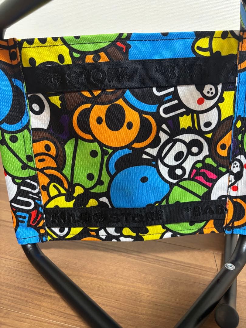 BABY MILO 折りたたみチェア ベイプ 希少 キッズ アウトドア イス ②