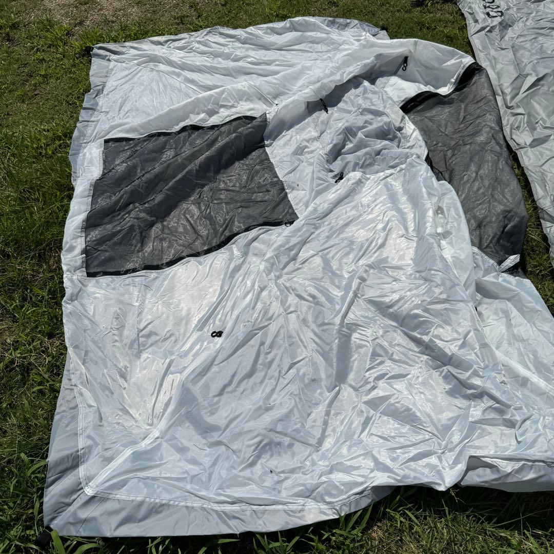 「骨組み破損」DODライダーズバイクインテント　 ワンタッチ 大きな前室