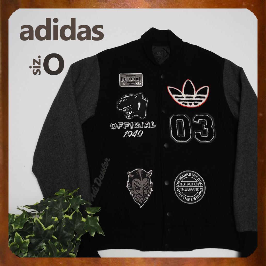 桑田佳祐さん水江健太さん着用 adidas メルトンウールスタジャン XL