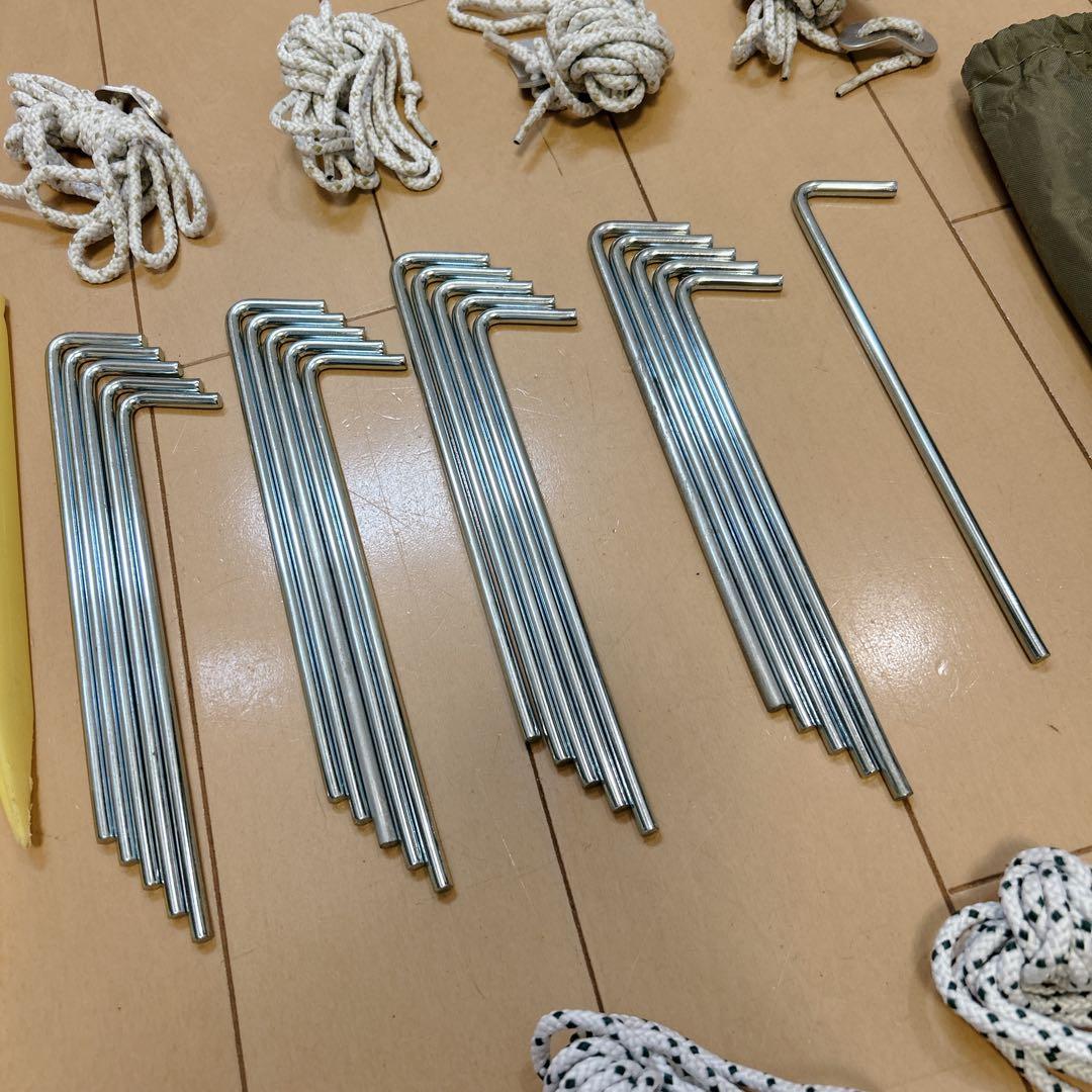 付属品完備 ラウンドスクリーン 2ルームハウス オリーブ×コヨーテ コールマン