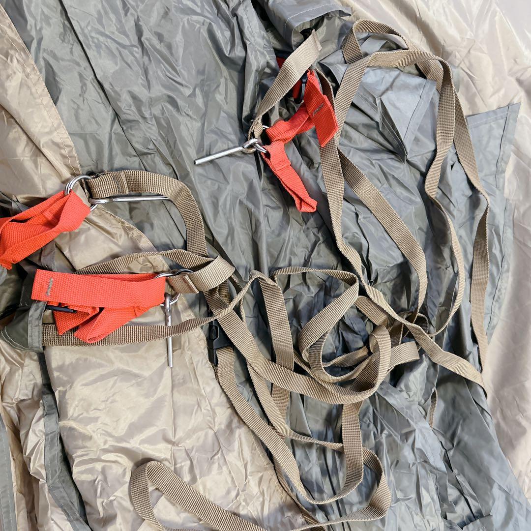 付属品完備 ラウンドスクリーン 2ルームハウス オリーブ×コヨーテ コールマン