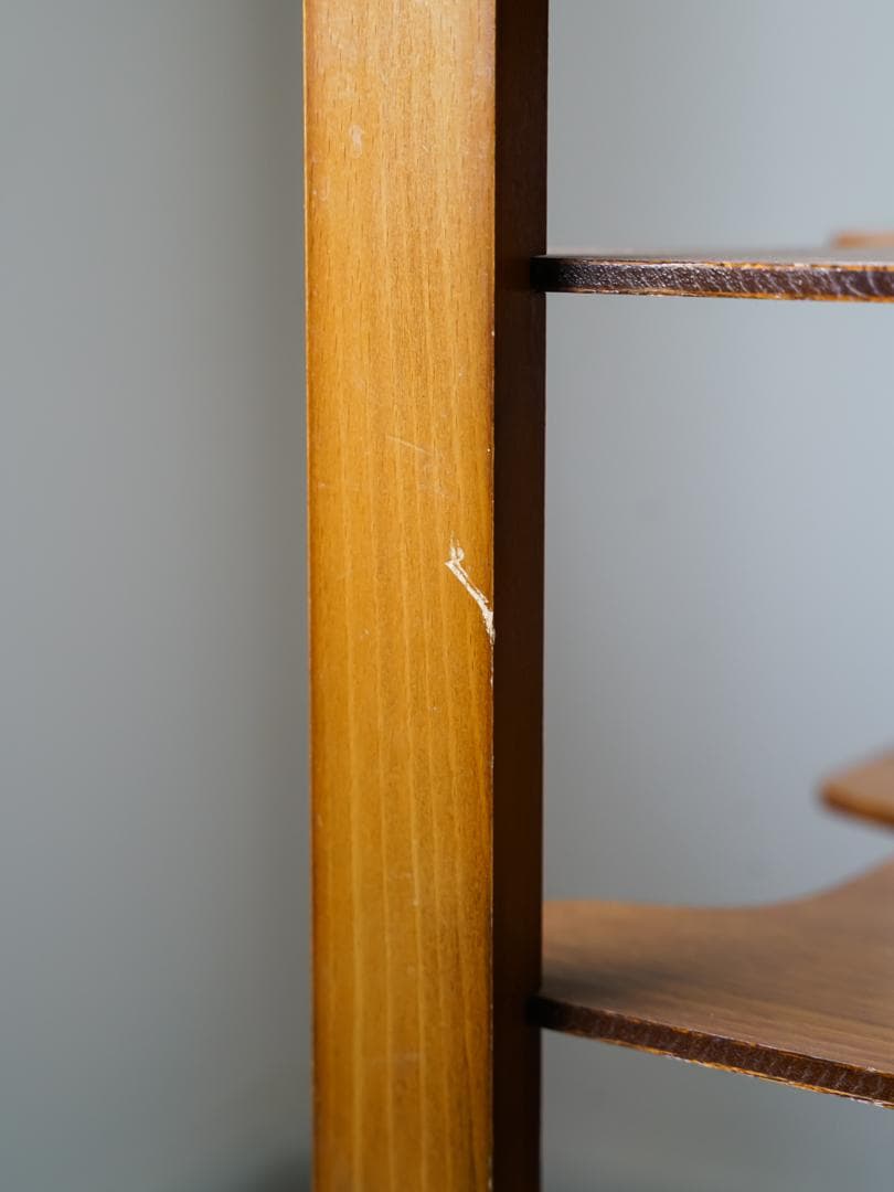 80's \"KOIZUMI\" ヴィンテージ 木製棚/ラック 収納 古道具 モダン