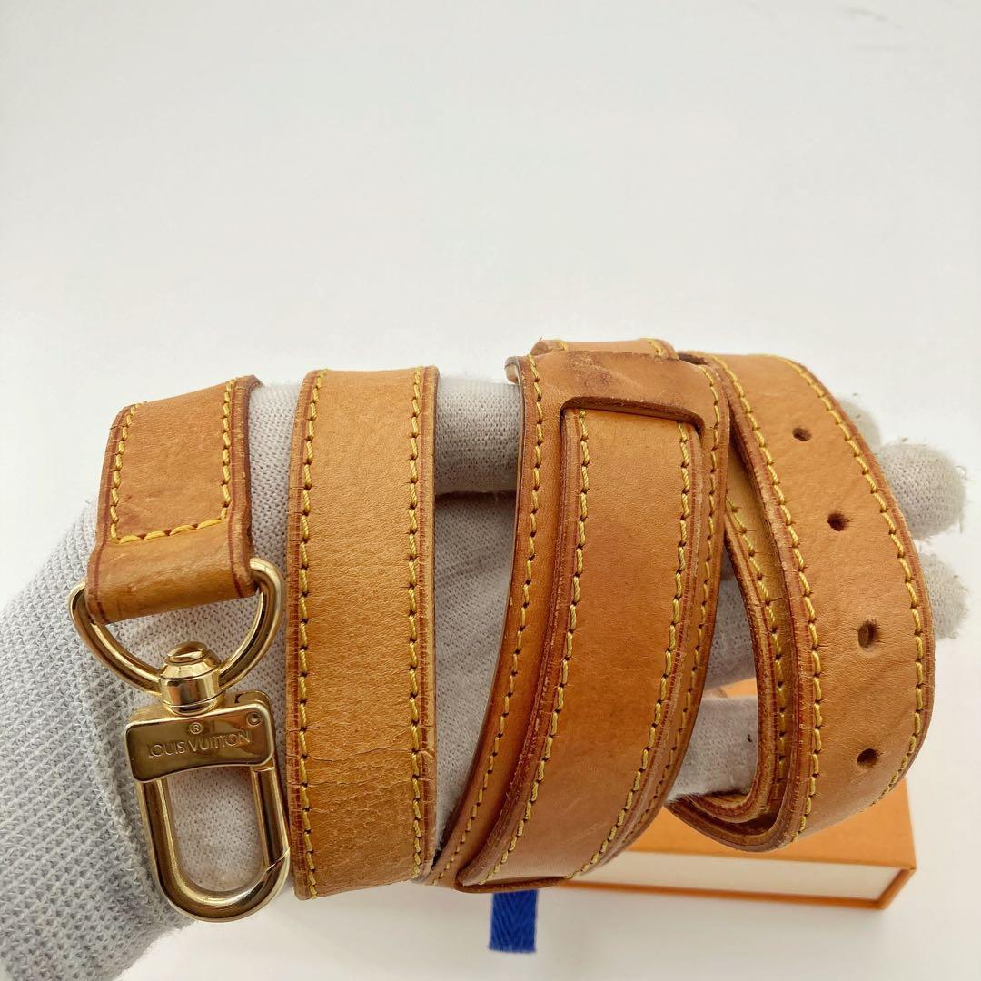 ルイヴィトン ショルダーストラップ ベルト ヌメ革 キーポル 2.5×110