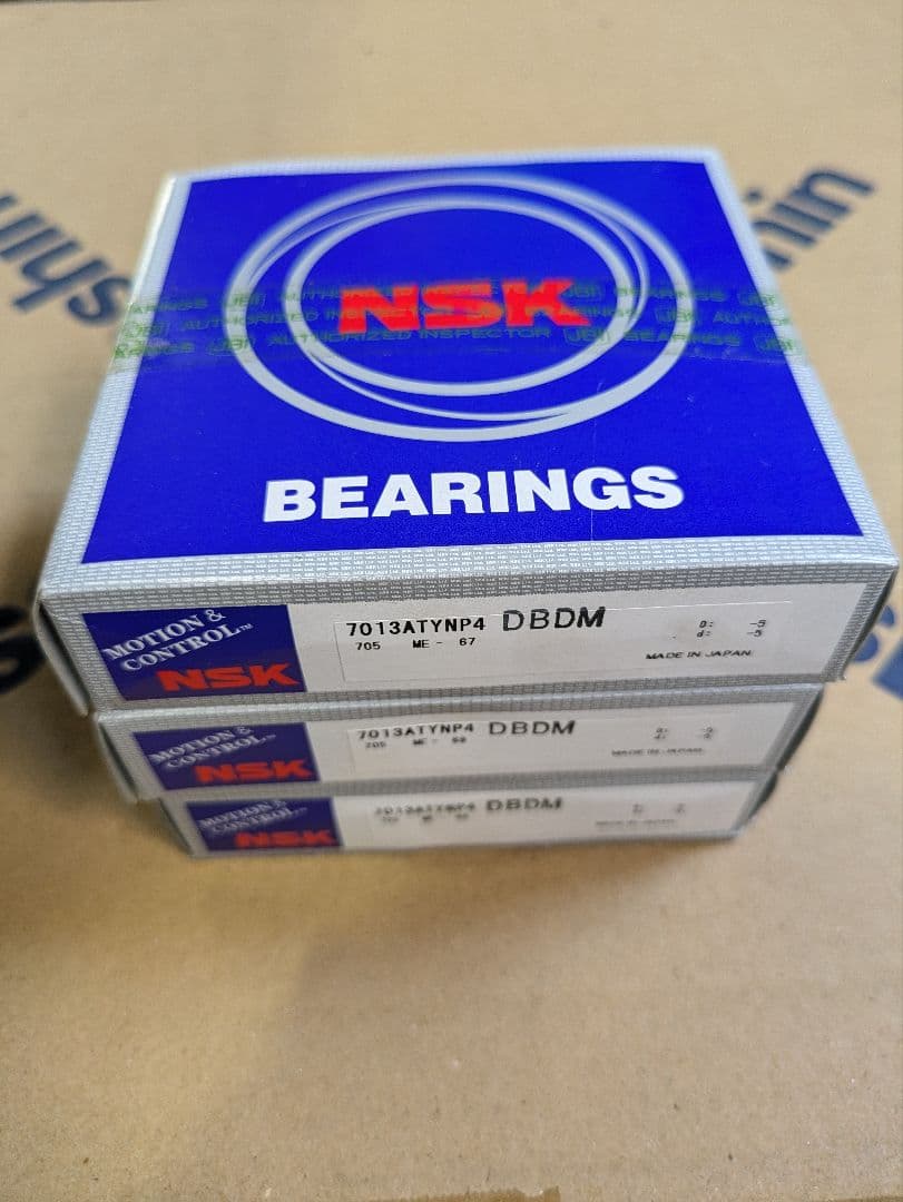 NSK 単列アンギュラ玉軸受 7000番台 7013ATYNP4 ベアリング
