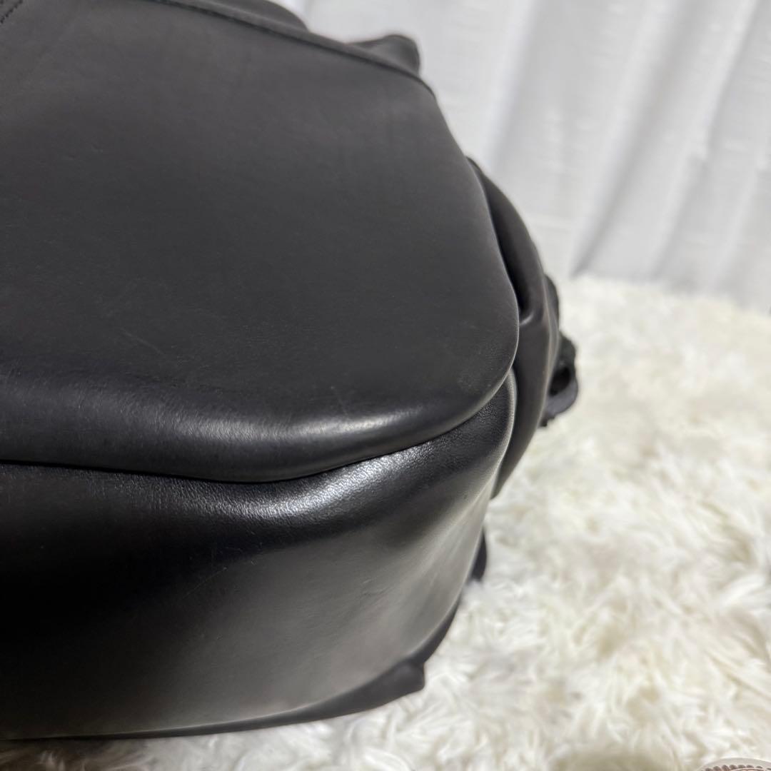 未使用級⭐️ル・サック・ドゥ・ベルジェ　南仏の羊飼いのバッグ　ブラック　レザー