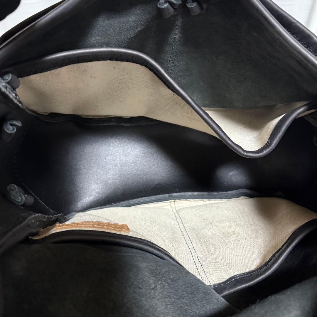 未使用級⭐️ル・サック・ドゥ・ベルジェ　南仏の羊飼いのバッグ　ブラック　レザー