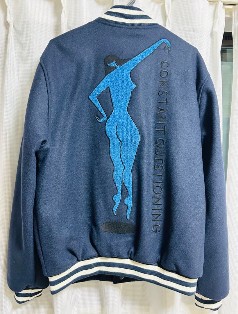 by parra バーシティジャケット スタジャン　M