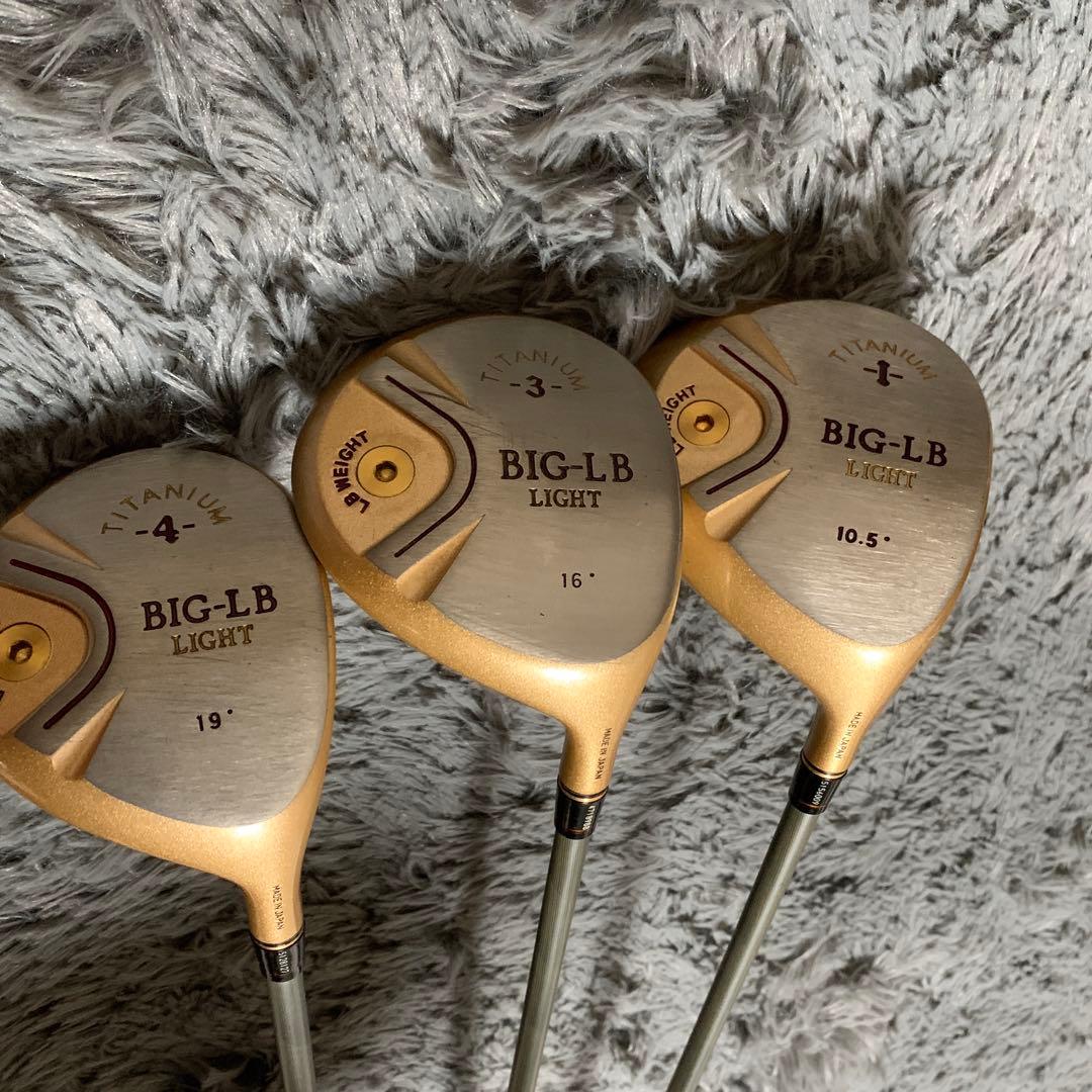 レア！ホンマ　BIG-LB ドライバー 4星　右利き　メンズセット　K18