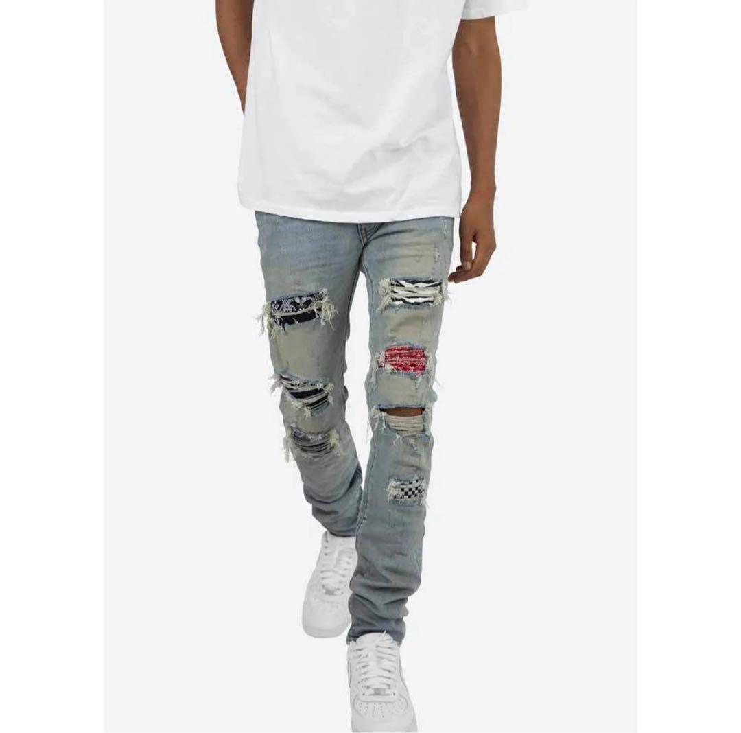 mnml ミニマル ✕214 SKINNY DENIM スキニーデニム 32