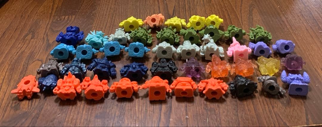 SDガンダム ガン消し レアカラー 45体 当時物 バンダイ 希少 昭和