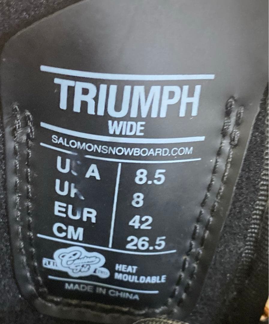 【美品_即日発送】サロモン　メンズ　TRIUMPH WIDE 26.5cm