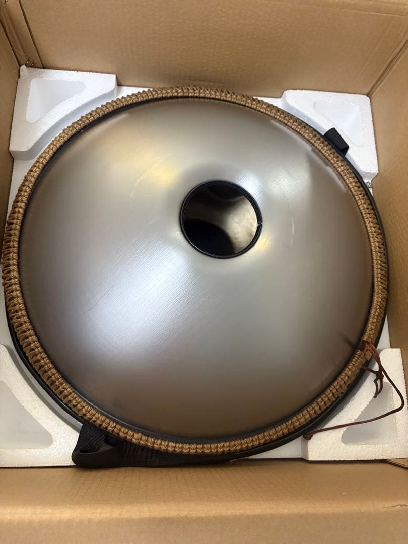 432Hz ハンドパン 18インチ Dマイナー　コンパクトサイズ　スティールパン
