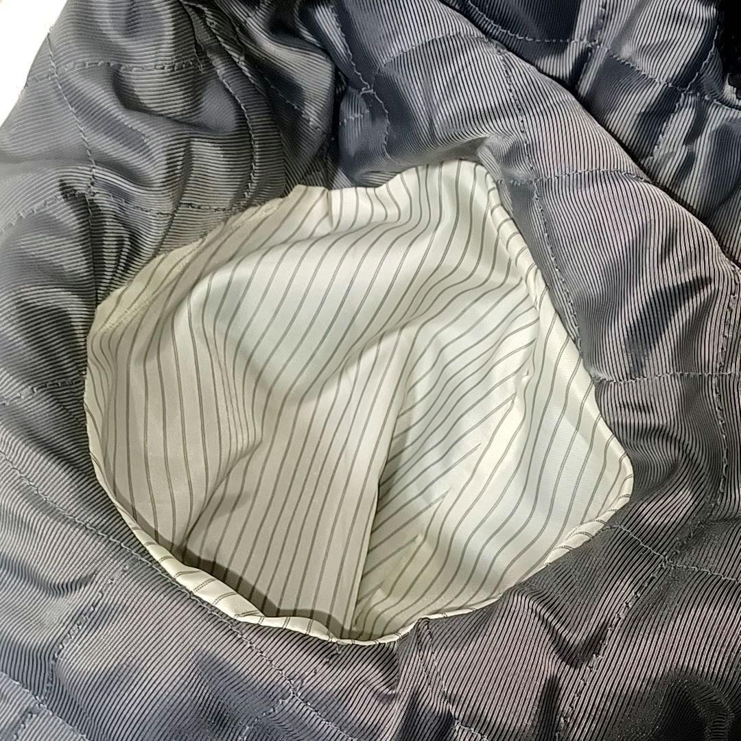 美品★DIESEL　ディーゼル　メルトン×レザー　スタジャン　ワッペン　ブラック