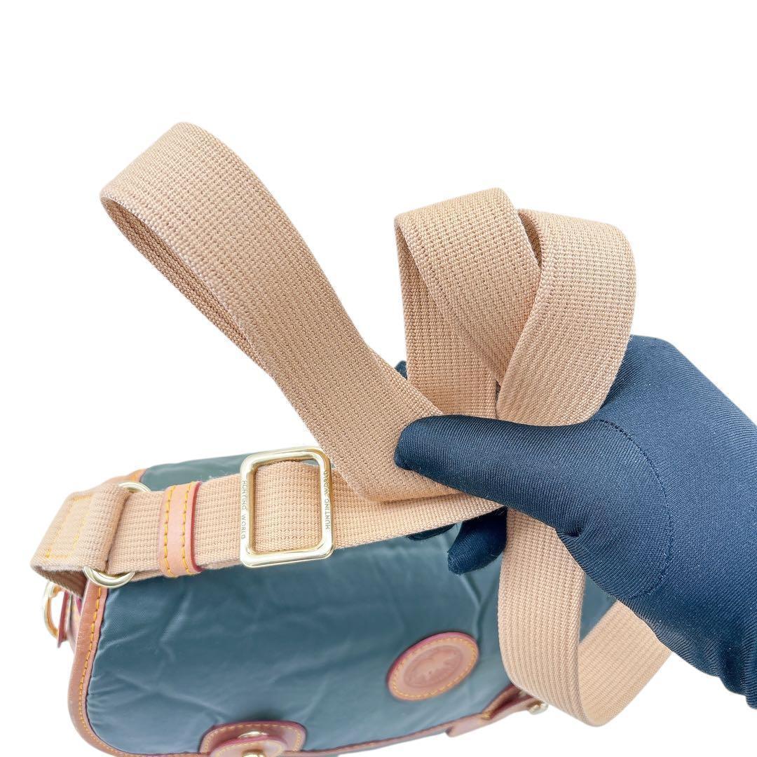 美品 ハンティングワールド ショルダーバッグ メッセンジャーバッグキャリーオール