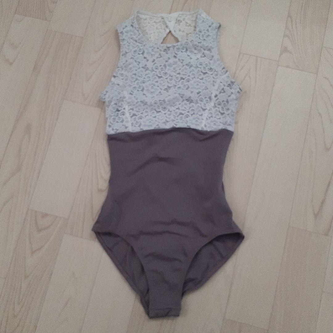 Chacott S レースハイネックバレエレオタード