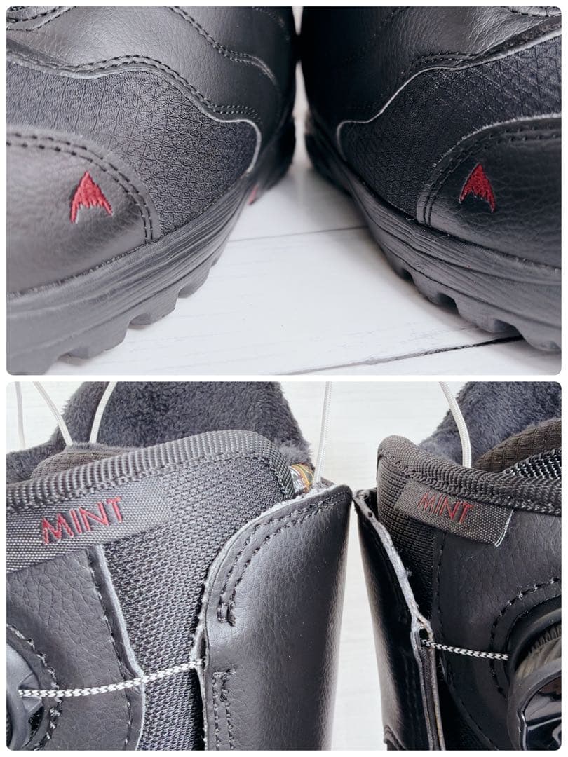 美品　Burton Mint Boa WIDE 25cm バートン　ミント　ボア