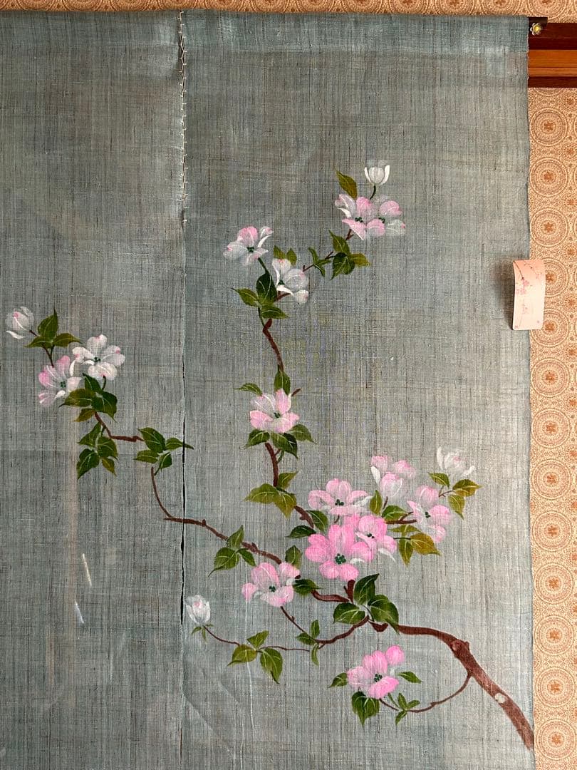 のれん　小林徹彩作　京都万葉舎