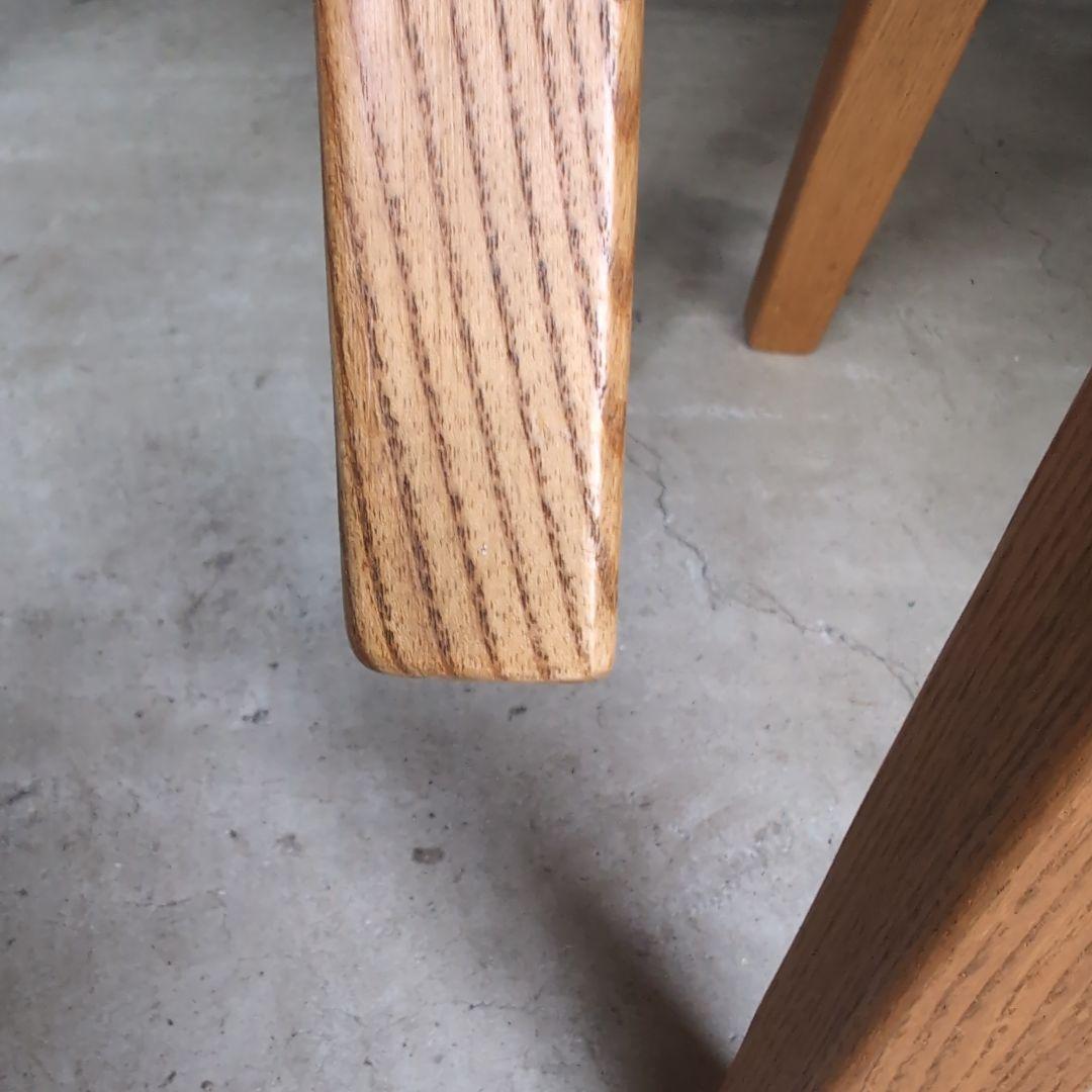 ダイニングチェア 2脚セット タモ無垢 食堂椅子 木製