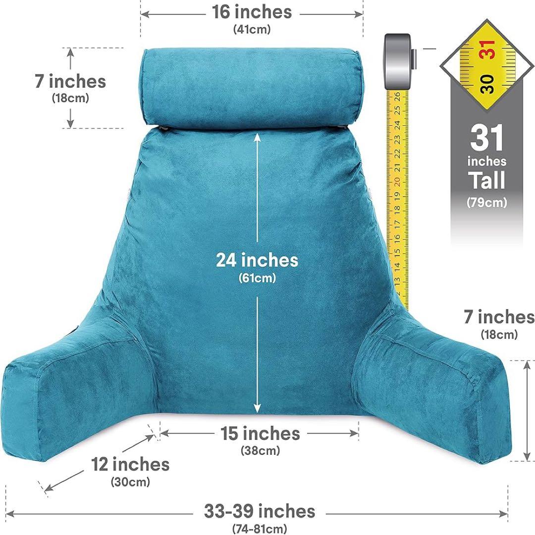 Husband Pillow XXL プレミアム低反発 クッション ブルー