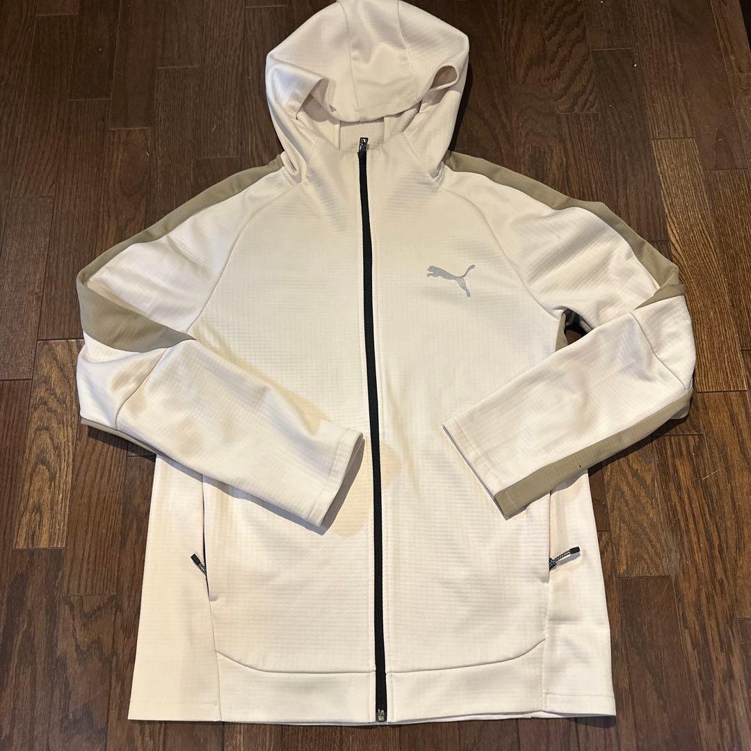 【上下M】PUMA EVOSTRIPE プーマ フルジップフーディ パンツset