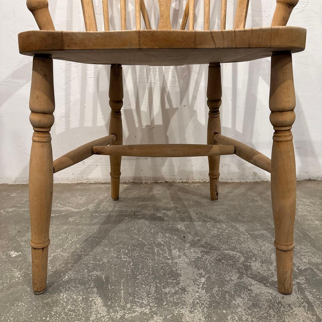 ヴィンテージ　ダイニングチェア　カフェチェア　アームチェア　剥離