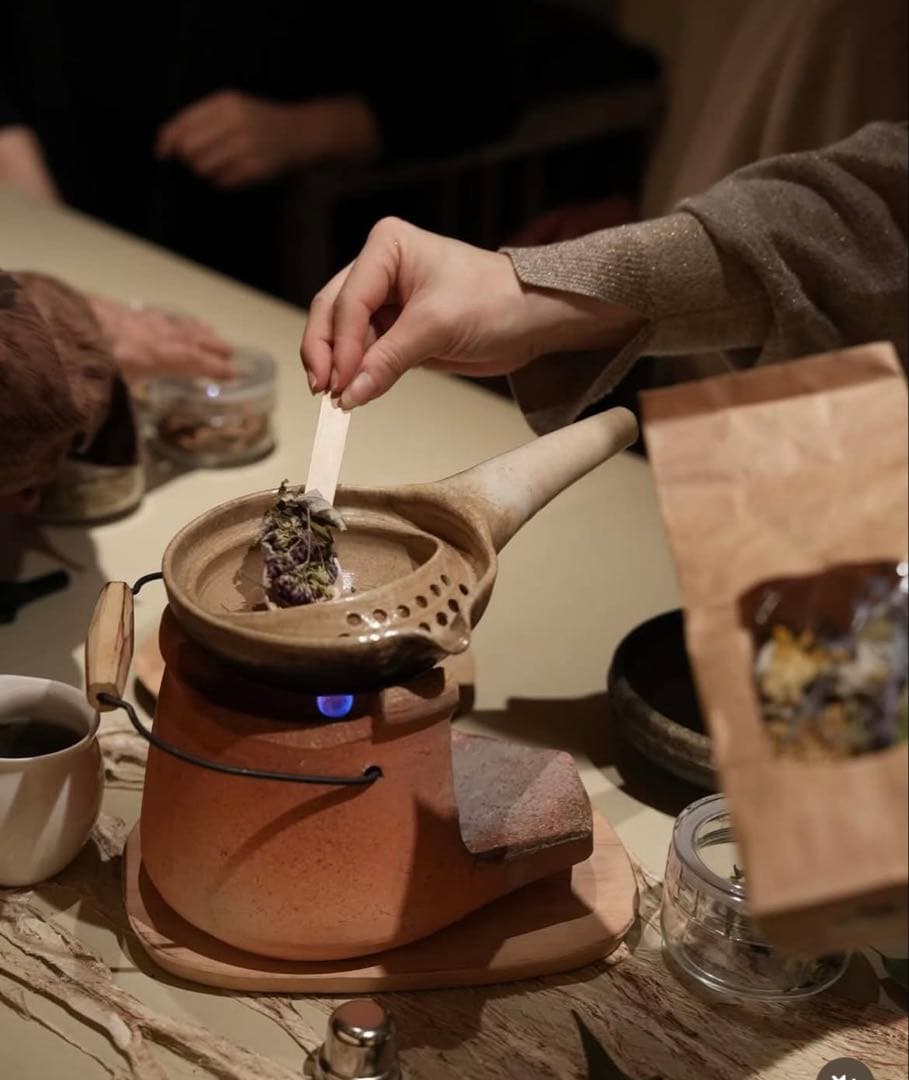 希少 市川孝 炉1個 茶器　アルコールランプ　炭　キャンプ　茶会