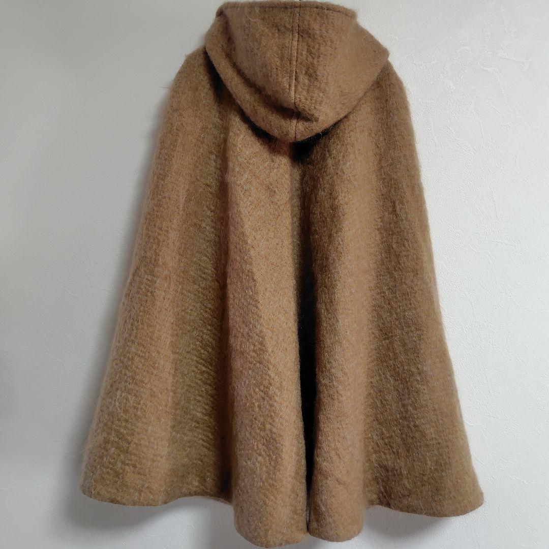 美品 シビラ Sybilla モヘヤ フード付き ポンチョ