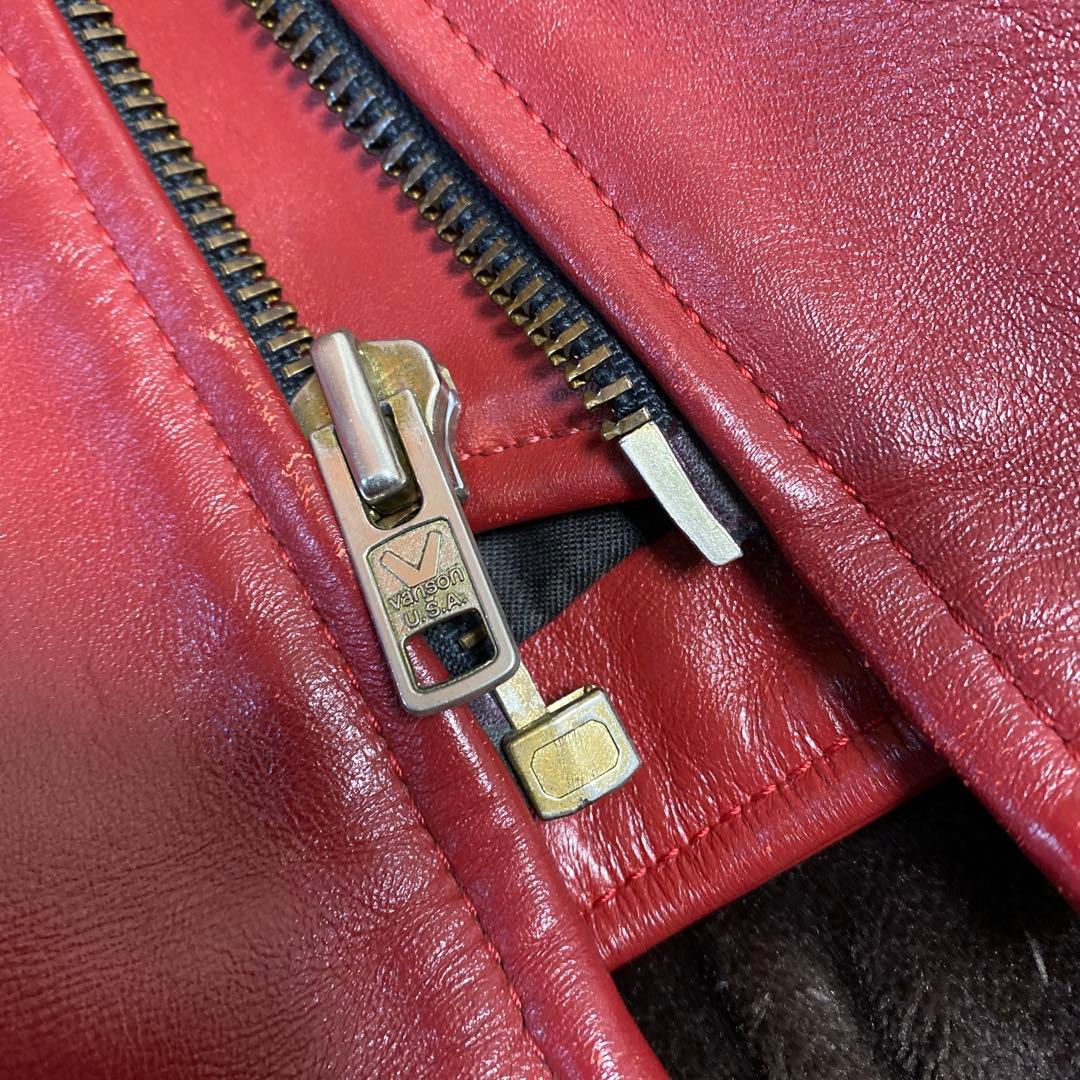 と*も様 VANSON バンソン ENF ワインレッド34